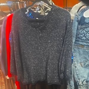 Women's Black Sweater small free people Kin